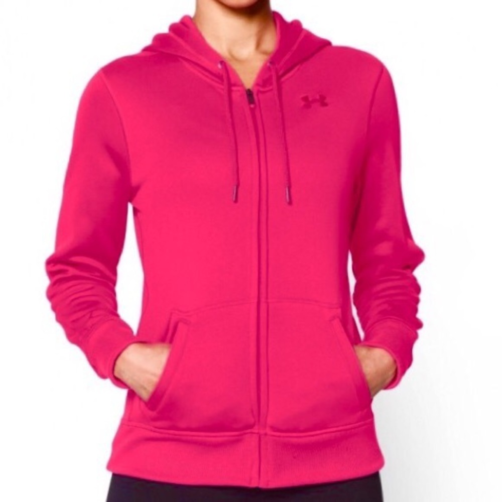 Under Armour Hot Pink Full-Zip Hoodie